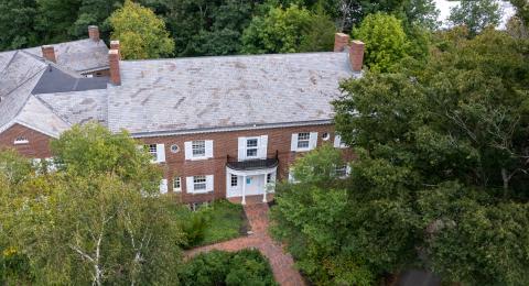 Aerial picture of Hood House
